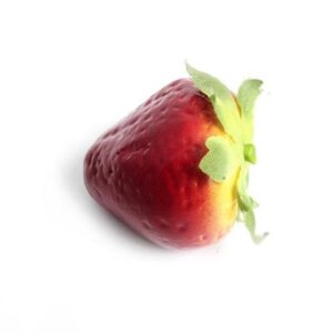 Pack 6 New Artificial Fruits 45mm 'Strawberries' Home Decoration Fake Fruit Realistic