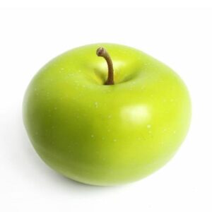 Artificial Fruit Green Apple 80mm Pack x2 Realistic