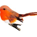 Clip On Robin Christmas Bird Decorations 11cm Pack x6 New Design !