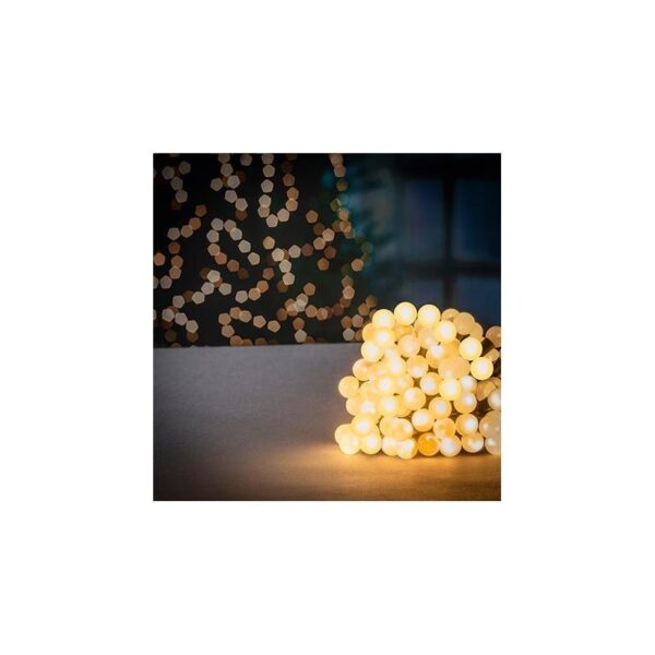 100 Warm White Christmas Pearl Berry Lights Premier