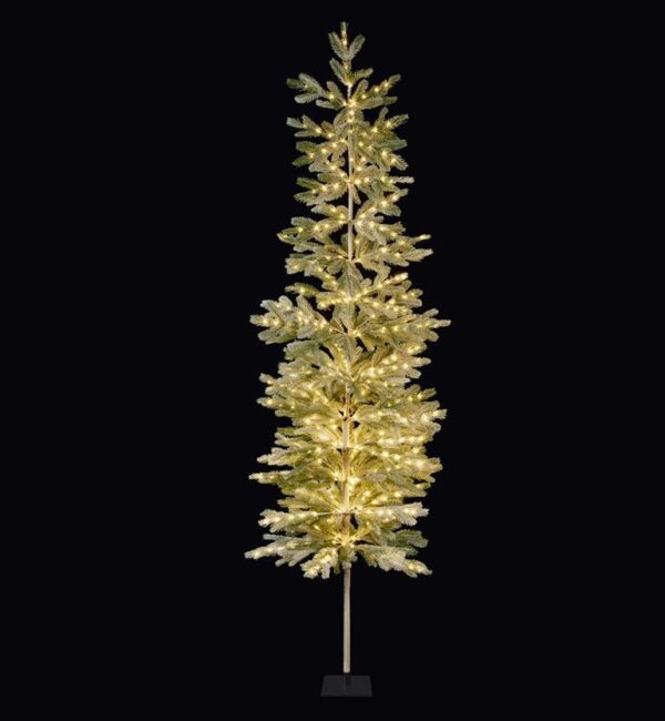 2m Lit Pine Needle Tree Warm White LED's Premier Decorations