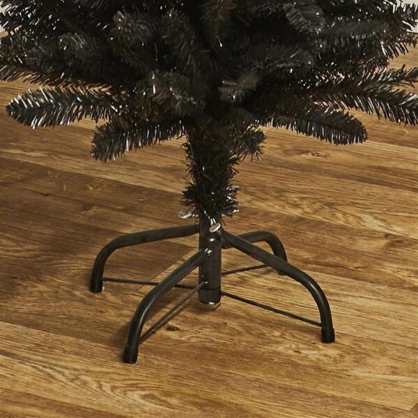 2m Slim Black Pencil Pine Artificial Christmas Tree Premier Brand