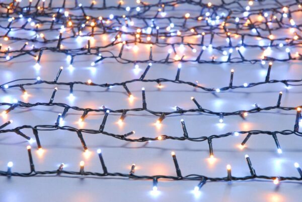 Festive Sparkle Lights 1000 Led's Ice White/Warm White Mix