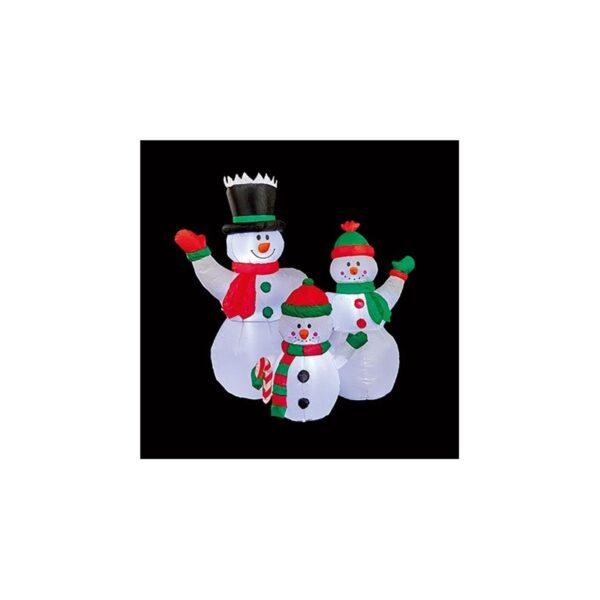 Inflatable Snowman Family 1.5m Outdoor Christmas Decoration