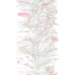 White Chunky Tinsel Garland Fine Cut 2m x 10cm Christmas Decoration