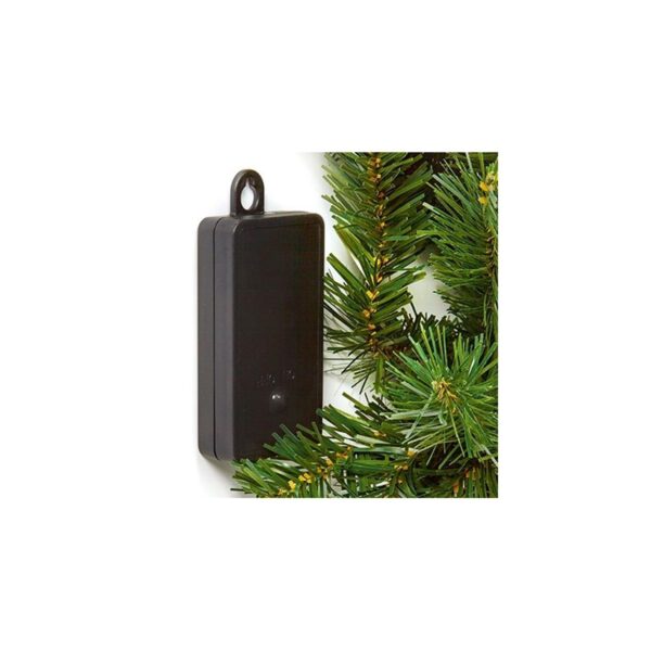 Pre-Lit Half Wall Christmas Tree in Basket 90cm Warm White LED's