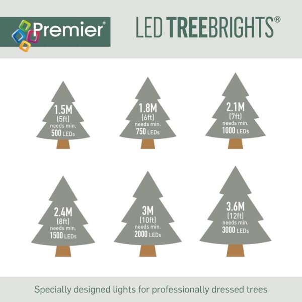 1000 LED Multi-Action Christmas Treebrights Multi-Colour + Timer Premier