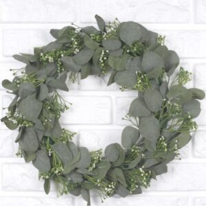 Eucalyptus Wreath Large 42cm Artificial Decoration