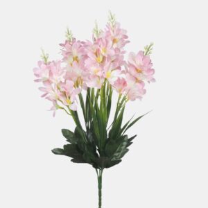 Ixia Bush/Spray Pink 40cm Artificial Silk Flowers
