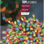 200 LED Multi Action Supabrights Multi Coloured (Clear Cable) Premier