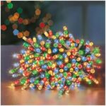 200 LED Multi Action Supabrights Multi Coloured (Clear Cable) Premier