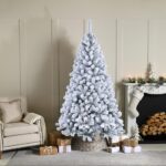210cm (7ft) Wentworth Flocked Fir Artificial Christmas Tree