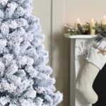 210cm (7ft) Wentworth Flocked Fir Artificial Christmas Tree