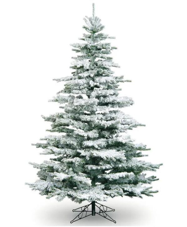 6ft Snowy Flocked Noble Pine Tree Artificial Christmas Tree Best Seller!