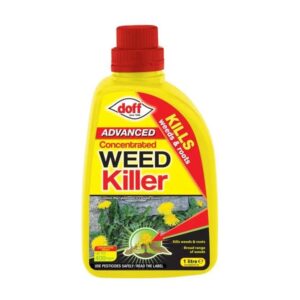 Doff Glyphosate Concentrate Weedkiller 1Ltr Pack Garden Weed Control