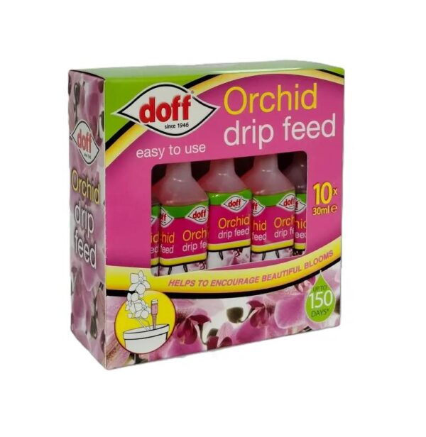 New Pack 10 Orchid Plant Feed Drip Feeders Doff Brand