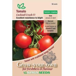 Tomato Cocktail Crush F1 Quality Kings Seeds Vegetable pack