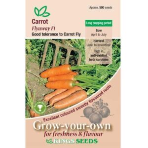 Carrot 'Flyaway F1' Pack King's Seeds RHS AGM