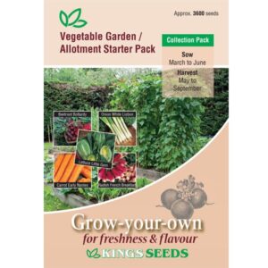 Vegetable Seeds Garden/Allotment Starter Pack 5 Varieties