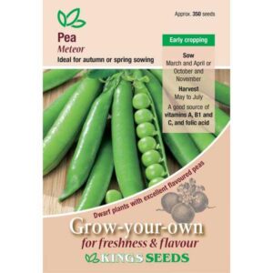 Pea 'Meteor' Seed Pack Kings Quality Vegetable Seeds