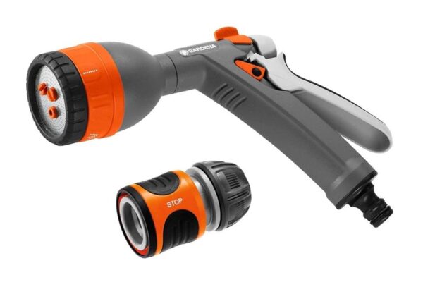 Gardena Multi Pattern Spray Gun Garden Hose Fitting 18343-20