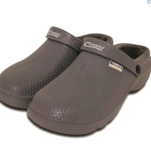 Town & Country Fleecy EVA Cloggies Charcol Unisex UK Size 9