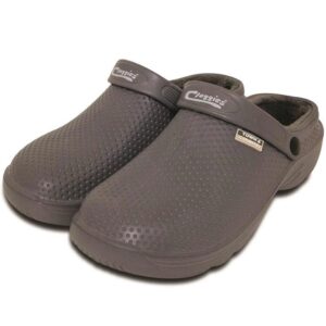 Town & Country Fleecy EVA Cloggies Charcol Unisex UK Size 10