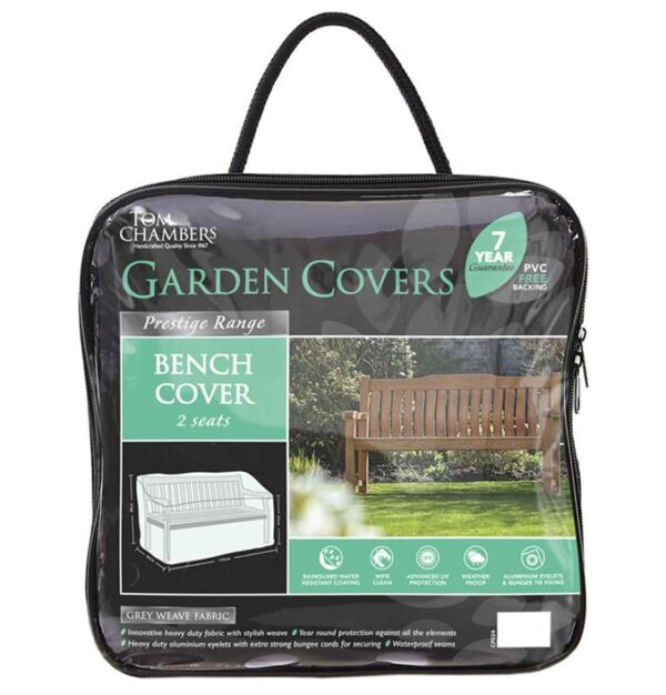 Tom Chambers 2 Seat Bench Cover - Prestige Grey CP024