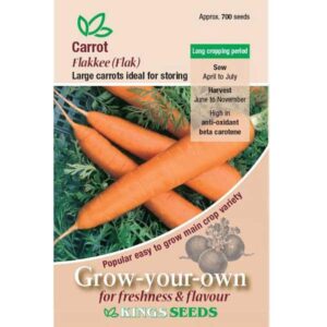 Carrot Flakee (Flak) Pack Kings Vegetable Seeds