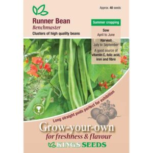 Runner Bean 'Benchmaster' Pack King's Seeds