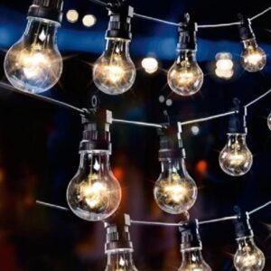 Set 10 Warm White Multi Function Festoon Party Lights Copper Pin Wire LEDs