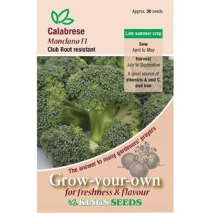 Calabrese Monclano F1 Quality Kings Seeds Vegetable Packs