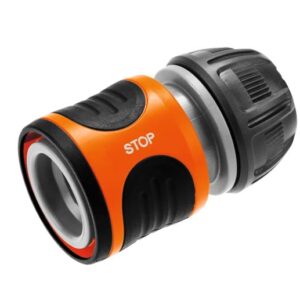 Gardena Standard Water Stop Hose Connector for 13mm (1/2") Hoses 18213-20