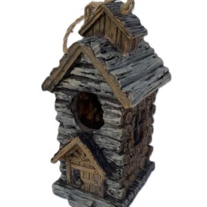 Design Toscano Backwoods Bird House 'Cabin' Garden Statue Ornament