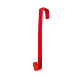 Red Metal Door Wreath Hanger 30cm Christmas Decoration Premier