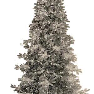 7' Jasper Flock Pine Artificial Christmas Tree Swift