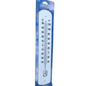 8" White Wall Thermometer 4 Greenhouse / Conservatory / Garden Temperature