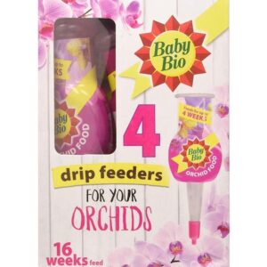 Baby Bio RTU 40ml Liquid Drip Feeders Plant Food 4 House Plants Pack x4