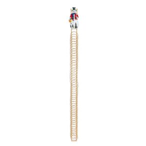 Door Hanging Metal Design Xmas Card Holder (Approx 50 Cards) Snowman Design