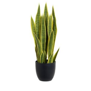 Sansevieria (Mother in Laws Tongue) Artificial Houseplant Potted 26" Tall
