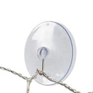 2 Packs x3 (6) Multi-Use 60mm Suction Pad & Hook Christmas Lights / Decorations