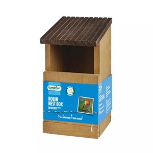 Wooden Robin Nest Box Wild Bird Care A04380 Gardman