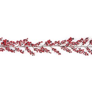 6ft (1.8m) Large Red Berry Garland Christmas Decoration DF187120