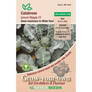 Calabrese 'Green Magic F1' Pack Kings Vegetable Seed Seeds