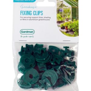 Greenhouse Shading Fixing Clips Fixers / Clips Plastic Pack x30 Gardman