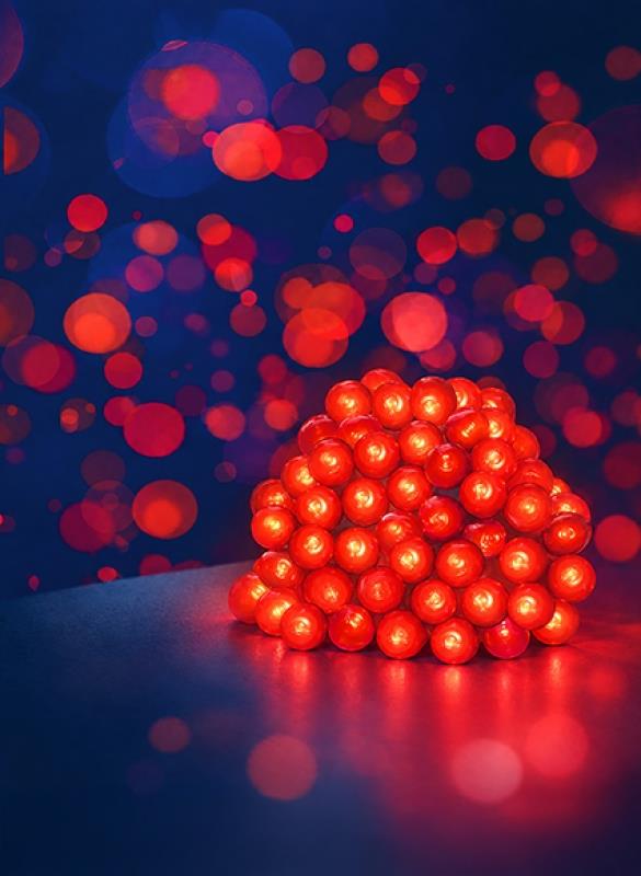 100 Red Christmas Pearl Berry Lights Premier - Image 2