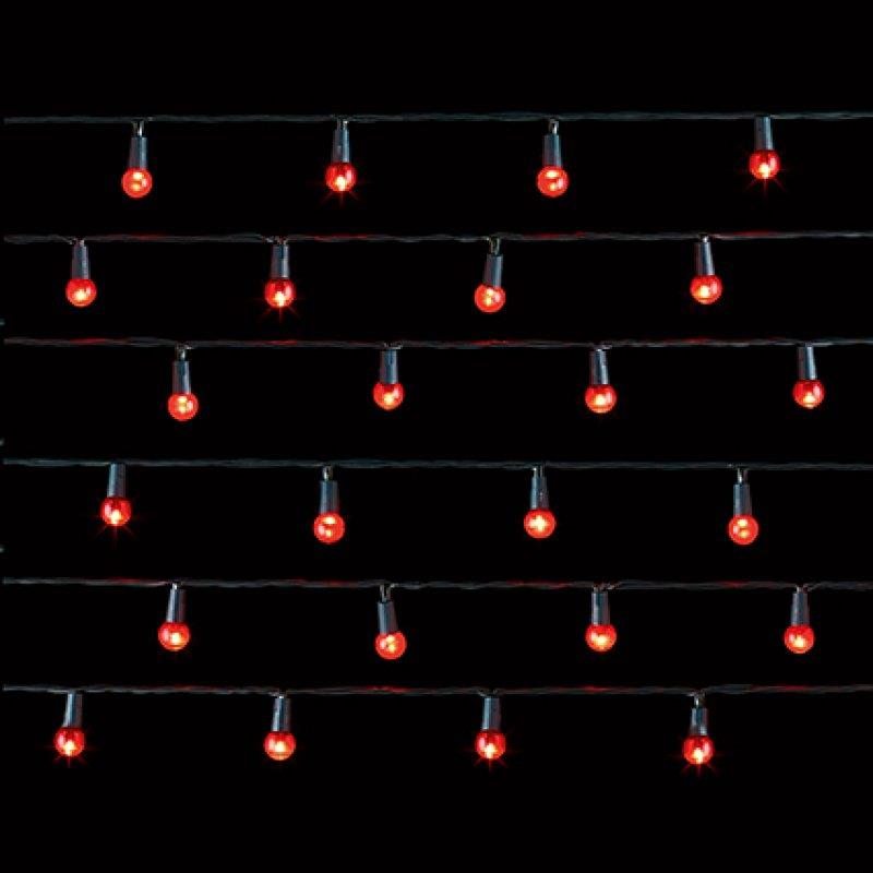 100 Red Christmas Pearl Berry Lights Premier - Image 3