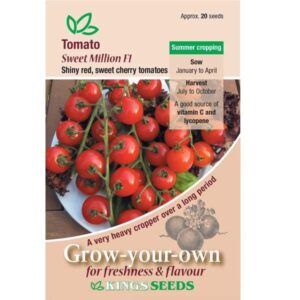 Tomato Seed 'Sweet Millions F1' Pack Kings Seeds