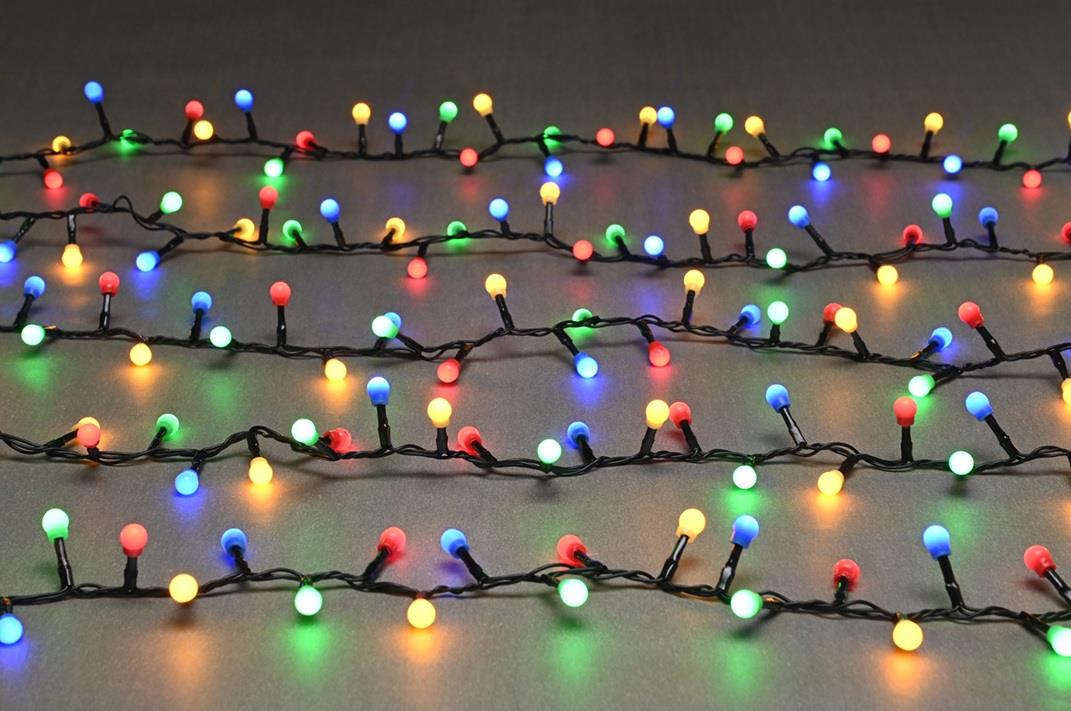 Festive MIni Cherry Berry Lights Multicolour LED Set 500
